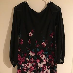 Floral dress- White House Black Market